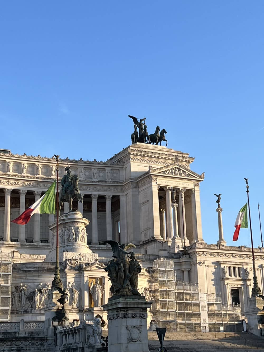 The Victor Emmanuel II Monument in Rome