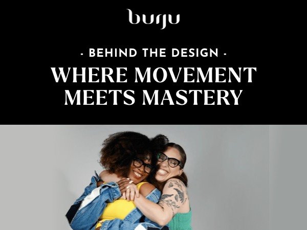 Behind the Design brand story email for Burju Shoes