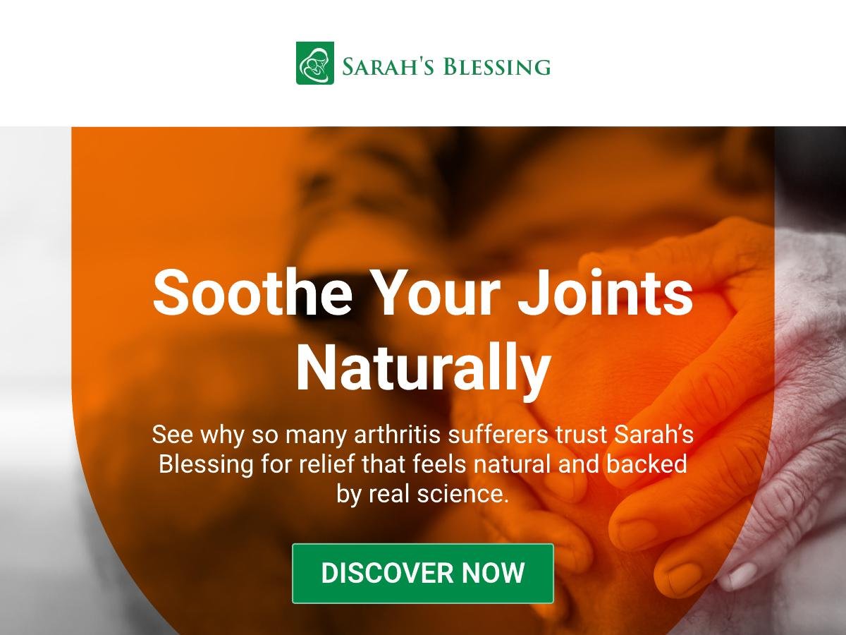 Sarah's Blessing joint relief education email, long-form copy